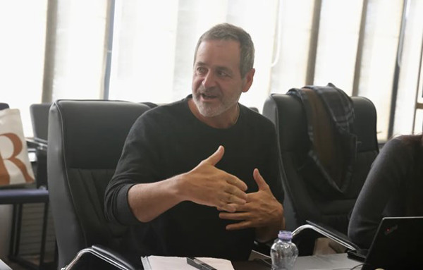 Professor James Flath lecturing